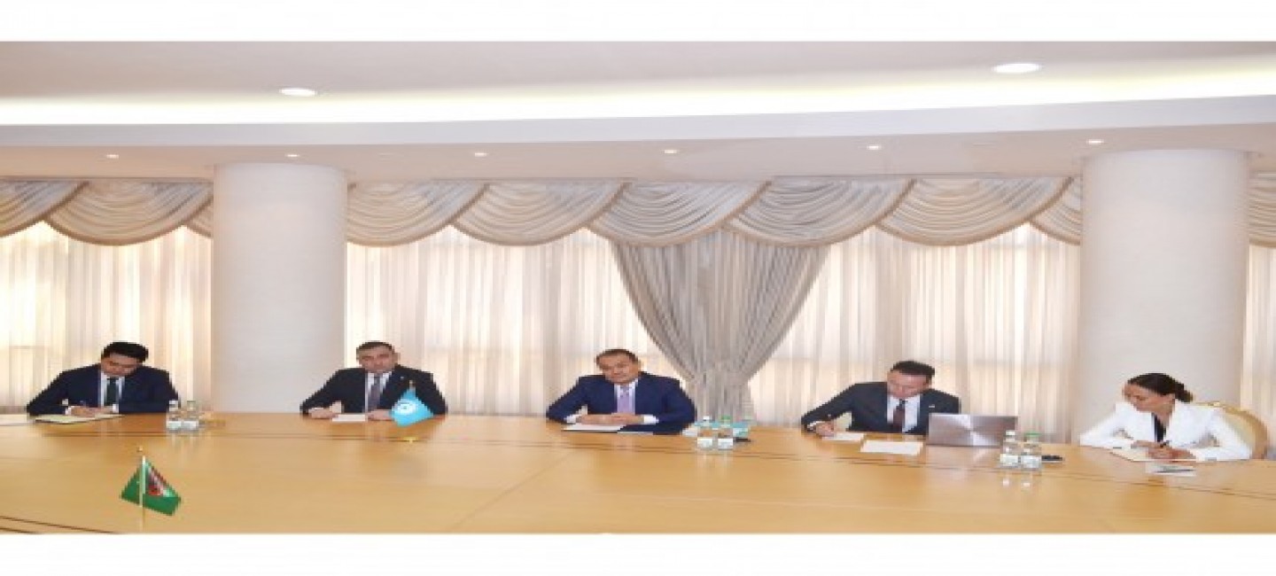 A MEETING WITH THE SECRETARY GENERAL OF THE ORGANIZATION OF TURKIC STATES WAS HELD AT THE MFA OF TURKMENISTAN